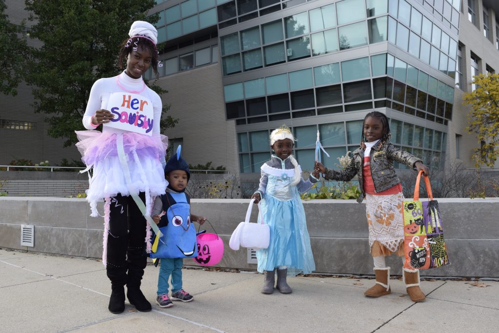 PHOTO GALLERY: Trick-or-Treat by the Students with Children Program