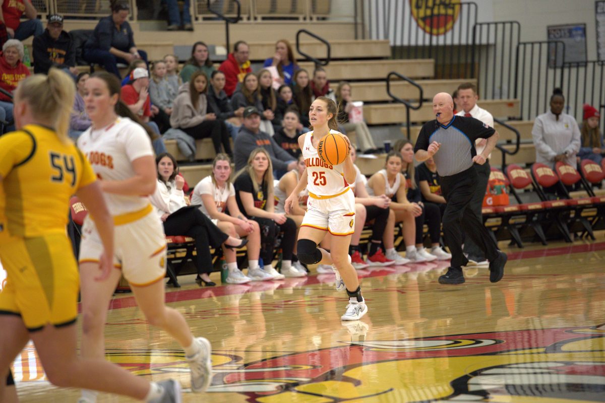Junior guard Mia Riley averages 14 points per game this season. 
